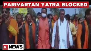 Violent Clashes Erupt As Bengal Police Block BJP’s Rath Yatra In Murshidabad