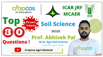 L 5 | Fundamentals of Soil Science | SSAC-111 | BSc Agri | MCAER | ICAR I IBPS I UPSC