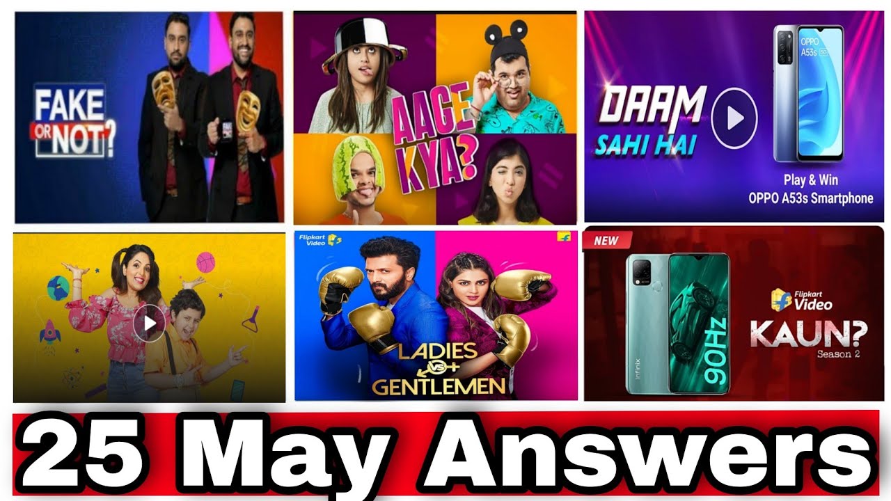 All Games Today Answers Flipkart All Games 25 May Answers Flipkart