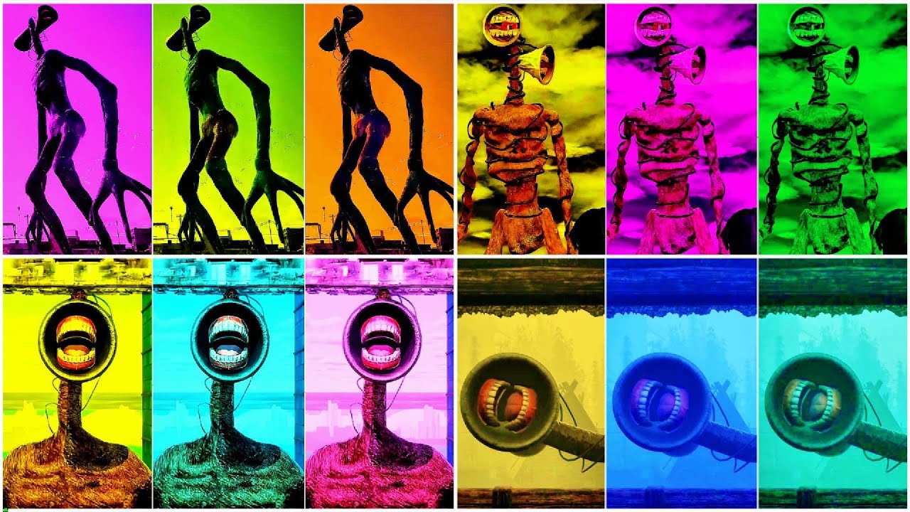 Siren head megamix coffin dance meme song cover siren head mega colour battle coffin dance