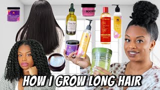 My Natural Hair Regimen | How I Grow Long Type 4 Natural Hair