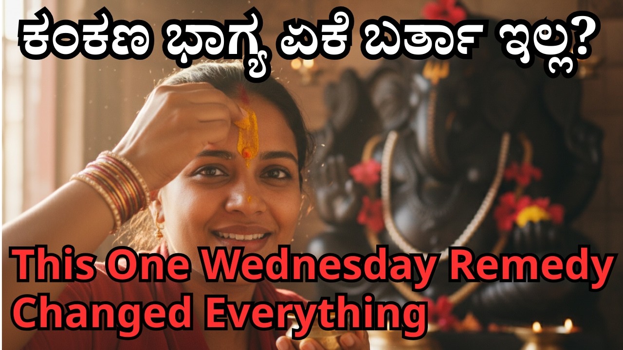 ಕಂಕಣ ಭಾಗ್ಯ ಏಕೆ ಬರ್ತಾ ಇಲ್ಲ? | This One Wednesday Remedy Changed Everything