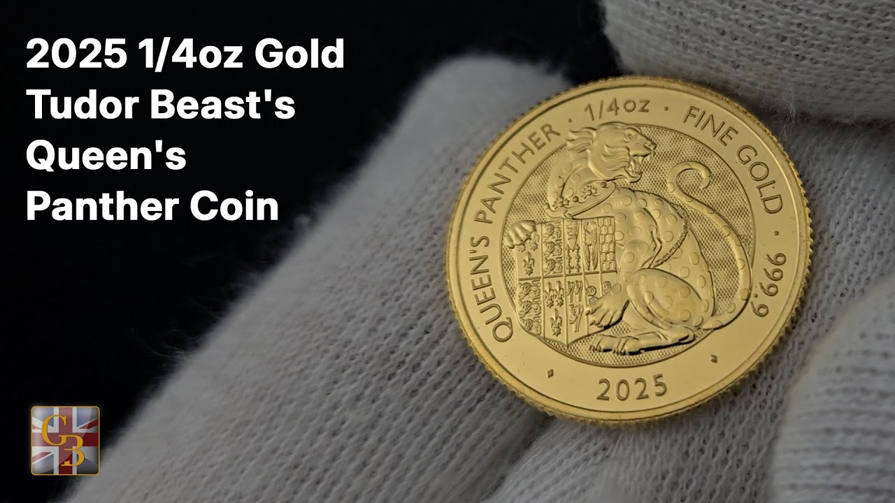 Take a look at the 2025 1/4oz Gold Tudor Beasts Queen's Panther Coin