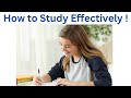 HOW TO STUDY EFFECTIVELY! | STUDY TIPS &amp; TRICKS| VERY IMPORTANT VIDEO