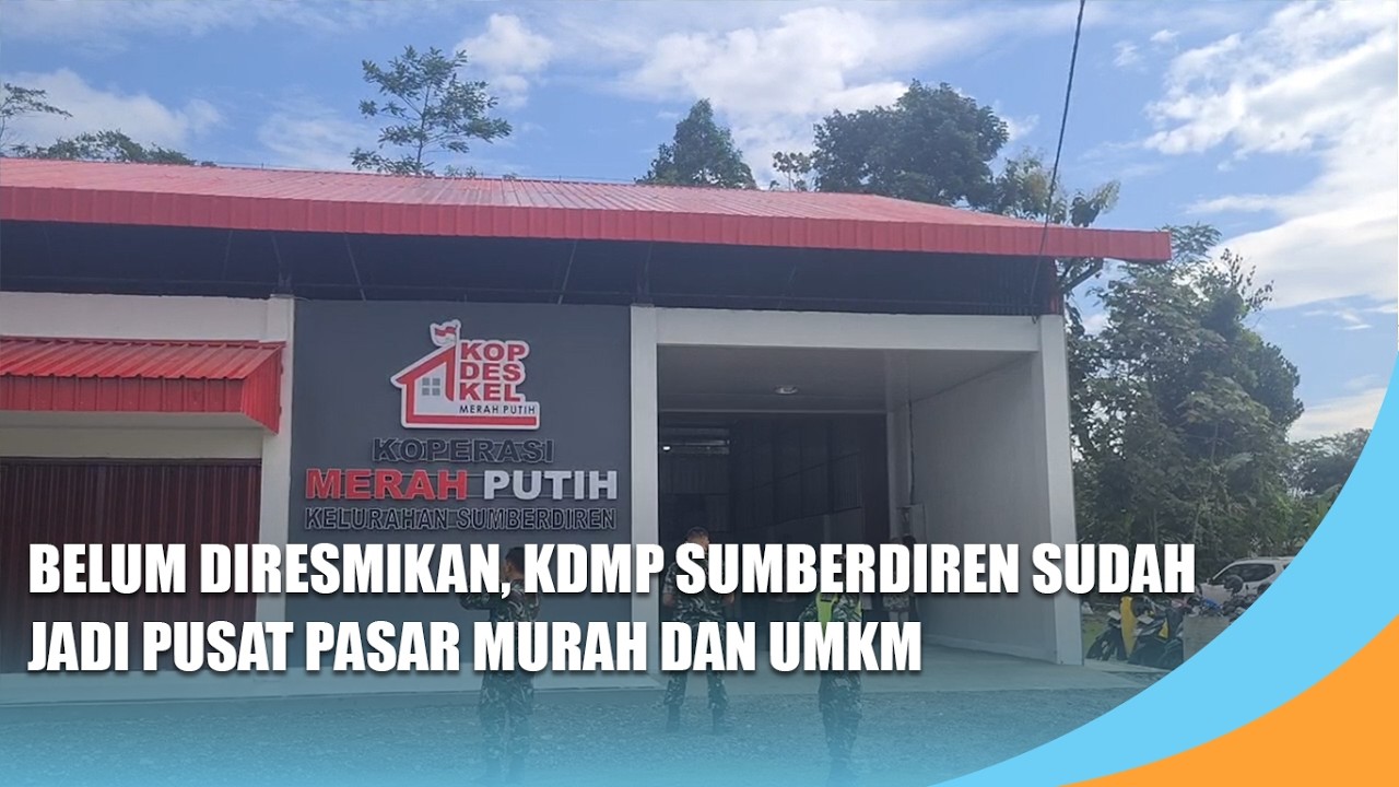 BLITAR | Belum Diresmikan, KDMP Sumberdiren Sudah Jadi Pusat Pasar Murah dan UMKM