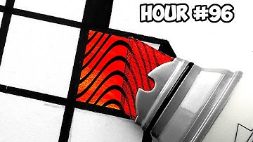 I Spent 100 Hours Drawing Every PEWDIEPIE MINECRAFT Thumbnail - 100 Million Subs