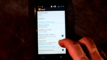 How to use Quiet Time on the Optimus L9 smartphone