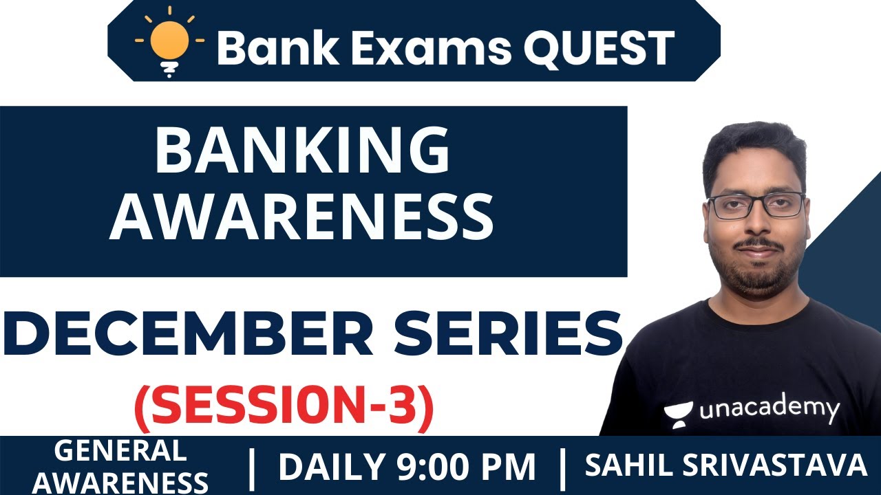 Banking Awareness for December (Session-3) | Target IBPS/RRB/SBI PO & Clerk 2020/2021