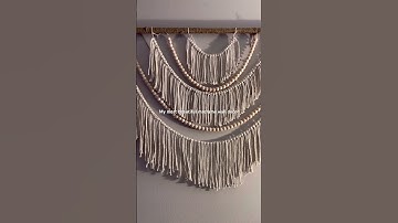 My most beautiful macrame wall decor#diy#craft #trending #shorts