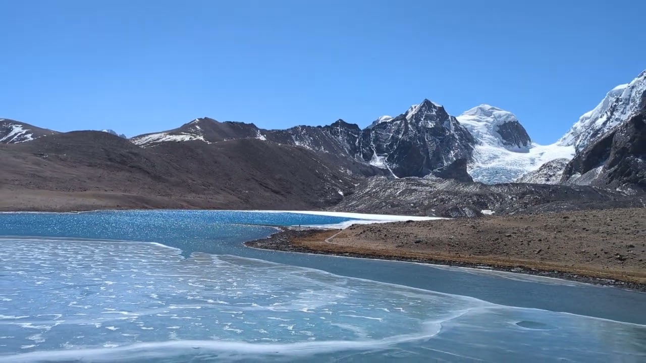 Sanjeev Sahai. At Guru dongmar lake lachen, Sikkim, absolute wonder and serene.5430 mtr /18000ft.