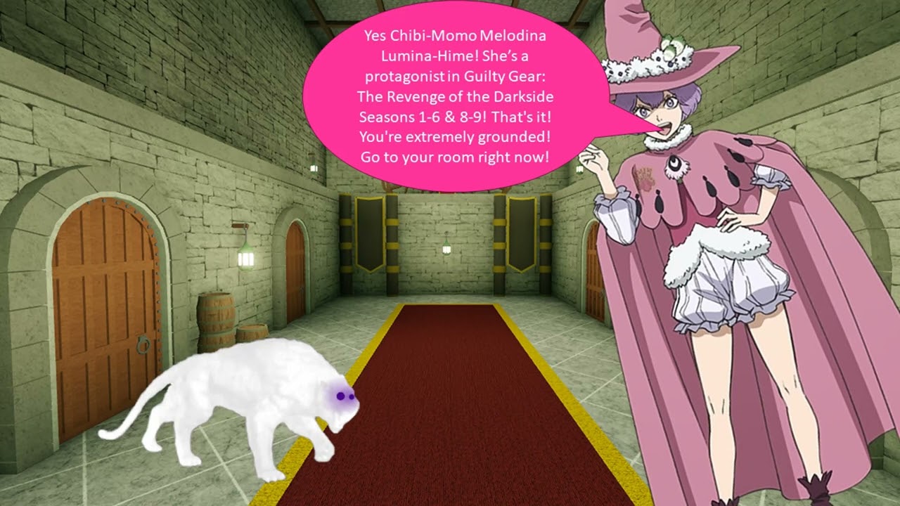 Darker Giga Snow Monster Tiger Says "No Chibi-Momo Melodina Lumina-Hime" / Grounded