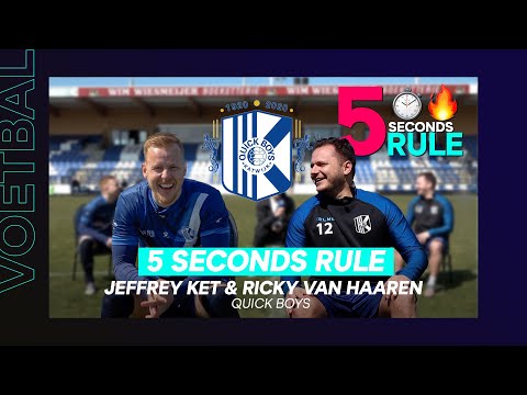 5 SECONDS RULE ⏱️🔥 | Jeffrey Ket & Ricky van Haaren (Quick Boys)
