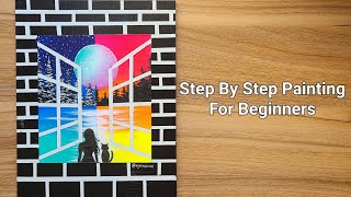 Step By Step Painting 👉 For Beginners!