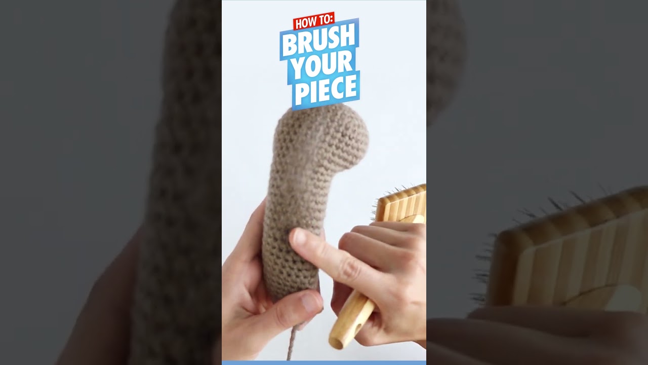 How To Crochet: Make Your Project Fluffy for Beginners - Amigurumi Tutorial