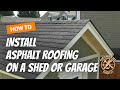 Easy way to build a shed roof 