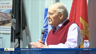 W Paul Wolf receives Sagamore of the Wabash on busy weekend at Veterans Shrine