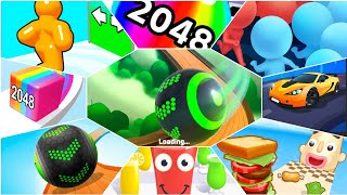 Race Master 3D Vs Sky Rolling Balls - SpeedRun All Levels Gameplay Android, iOS #333