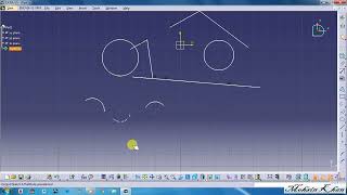 CATIA V5 Tutorial 16 = Quick Trim ,Close Arc & Complement