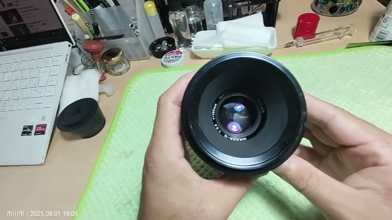 Zenza Bronica Nikon NIKKOR-Q 105mm F/3.5の分解｜フィルムカメラ修理