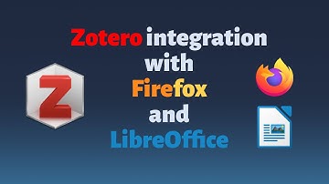 Zotero integration with browsers (e.g. Firefox) and word-processors (e.g. LibreOffice Writer)