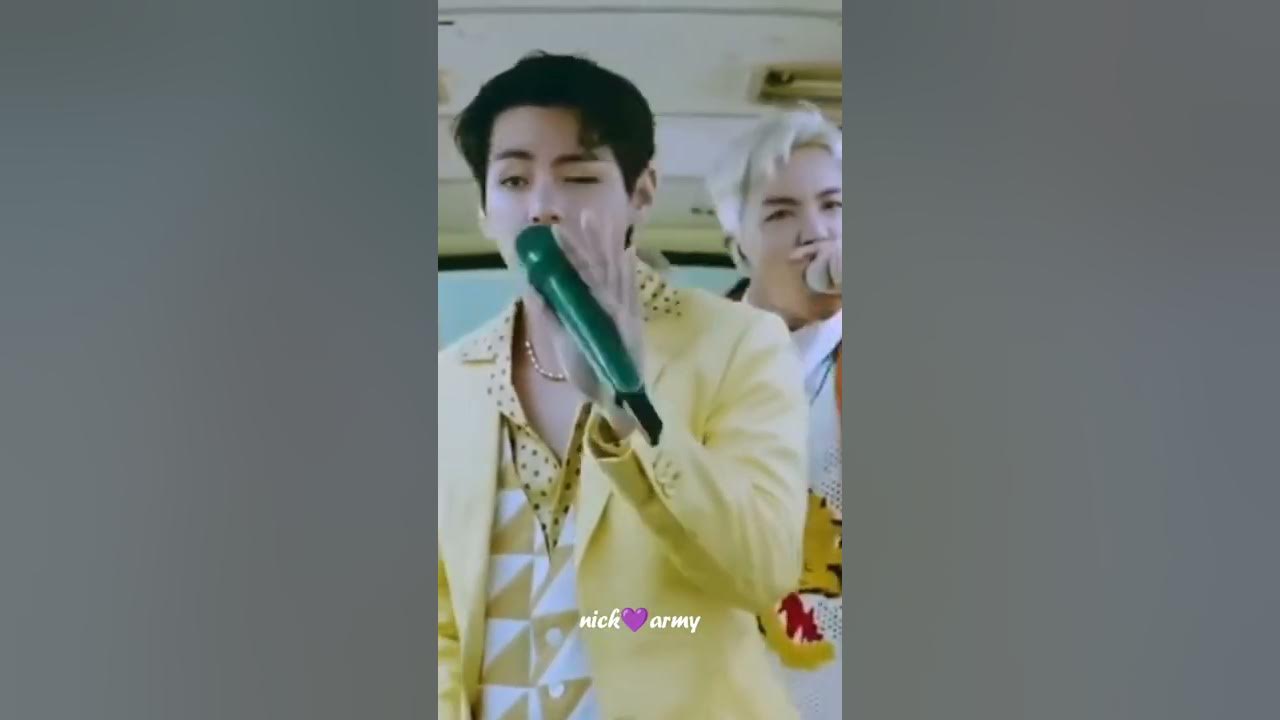 BTS V(Taehyung) -  Butter without autotune BTS V real voice #nick💜army