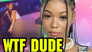 Coi Leray Gets Dragged After She Kicks A Off Stage After He Gets a Handful of Her Peach