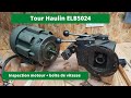 Tour à métaux Haulin ELB5024 : inspection moteur et boîte de vitesse.