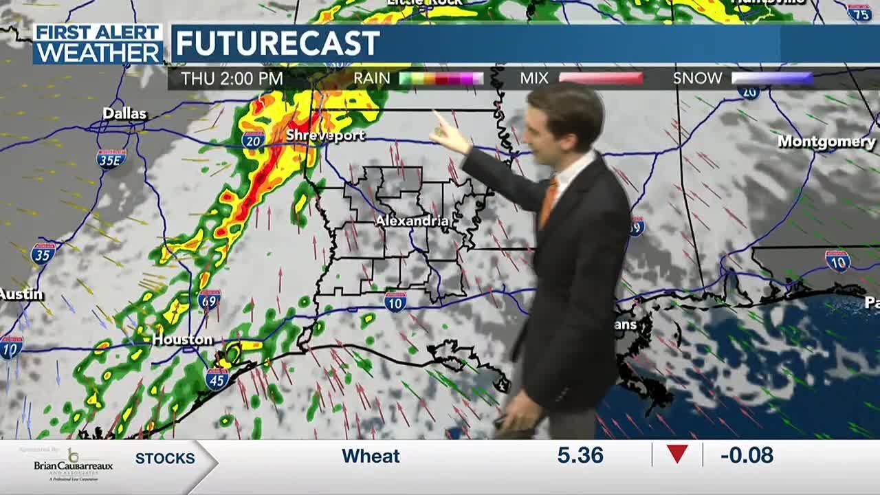 Jake's First Alert Forecast: Widespread Rain Returns on Thursday - YouTube