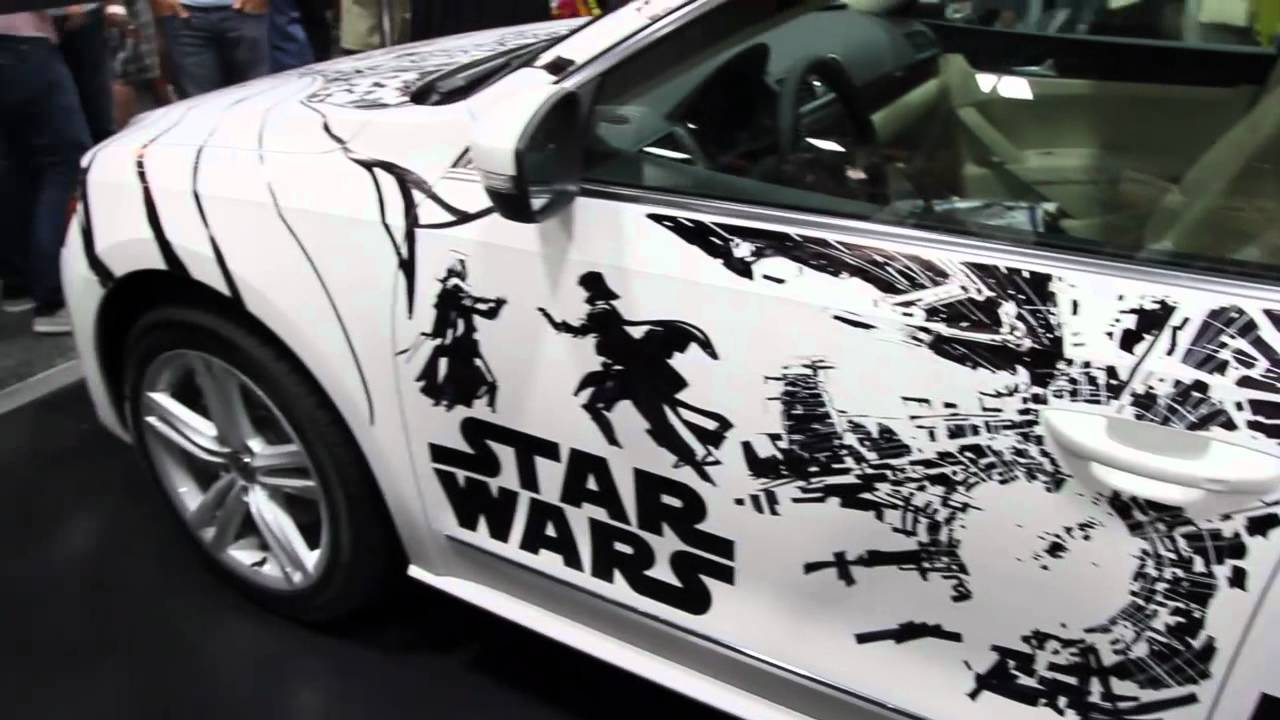 Ken Lashley Working On The Star Wars Vw At Comic Con - Youtube