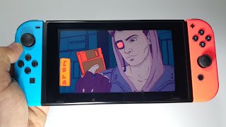 Cyber Protocol Nintendo Switch handheld gameplay