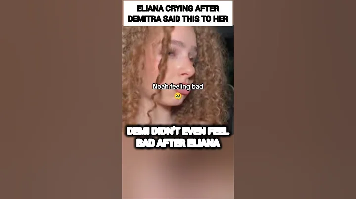 Eliana Kalogeras CRYING after Demitra said this to her?😭😳 #kalogerasisters #trending #shorts #viral