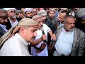شيخ مشائخ بني الحارث الشيخ محمد بن ناجي جمعان الجدري في حضور عزاء الشيخ زيد ابو علي 