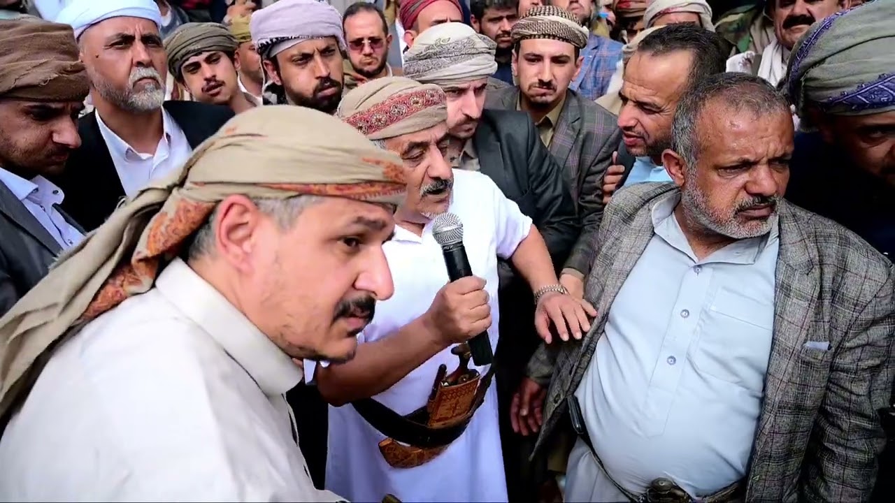 شيخ مشائخ بني الحارث الشيخ محمد بن ناجي جمعان الجدري في حضور عزاء #الشيخ زيد ابو علي