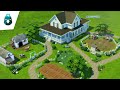 FAMILY FARM HOUSE w/ cows & chickens! 🐤🌾 | Sims 4 Cottage Living Speed Build