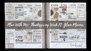 Plan Thanksgiving Week With Me! Ft  Glam Planner