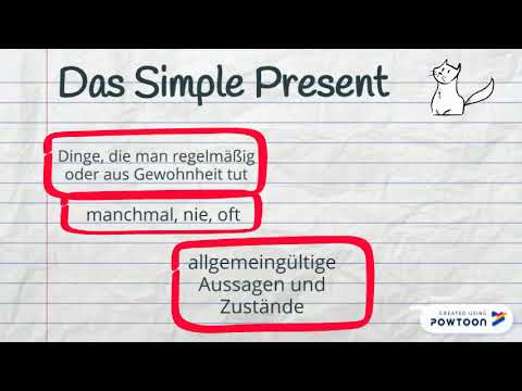 Verwendung des Simple Present