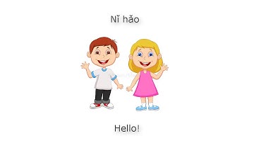 Chinese for kids | Lesson 1. Greetings, what