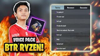 CARA MENDAPATKAN SUARA VOICE PACK BTR RYZEN - PUBG MOBILE