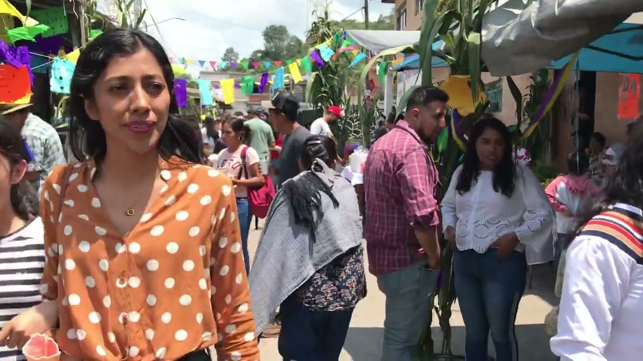 TAREJERO SU PLACITA Y LA CÁRCEL EN FESTIVAL DEL ELOTE MUNICIPIO DE ZACAPU MICHOACAN MEXICO.