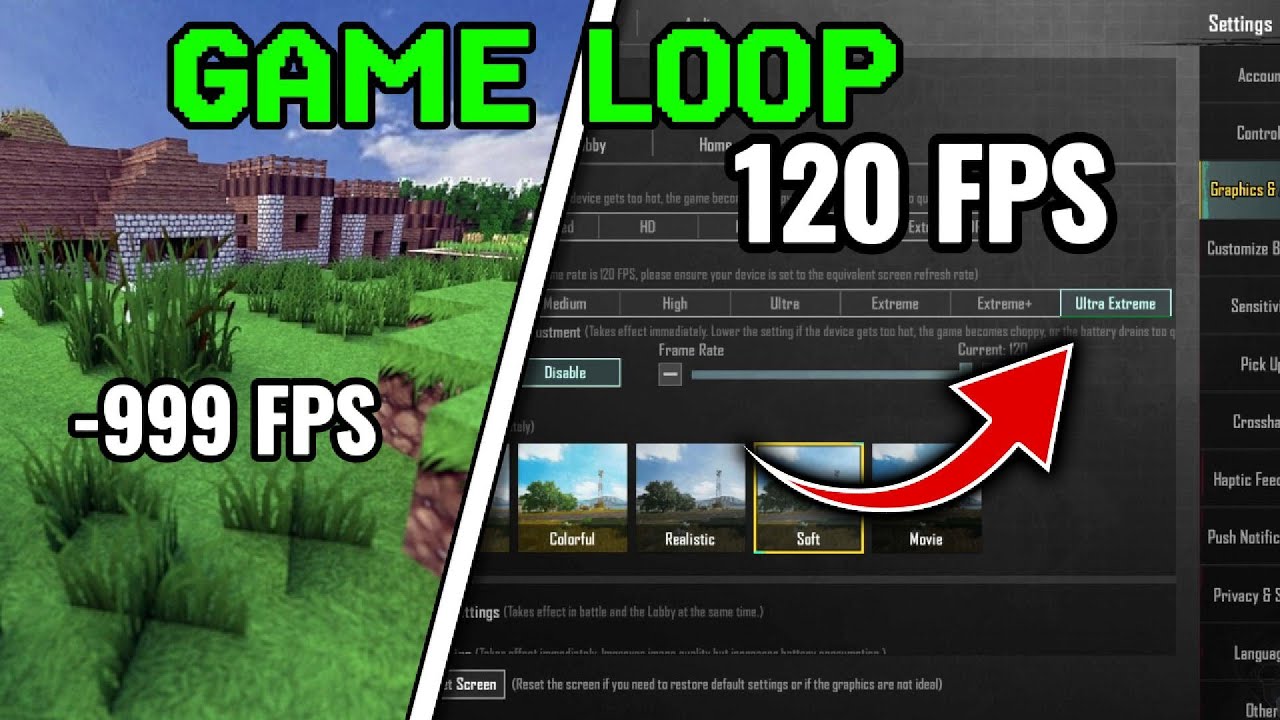 PUBG GAME LOOP 120 FPS NEW UPDATE | تشغيل ببجي 120 فريم على محاكي جيم ...