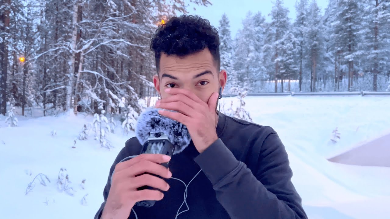 ASMR Dans la neige en Finlande 🇫🇮