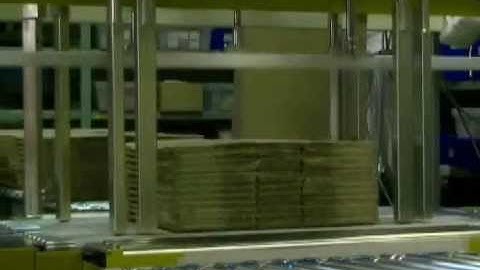 RQ8-CSD High Speed Corrugated Squaring, Bundling & Strapping System