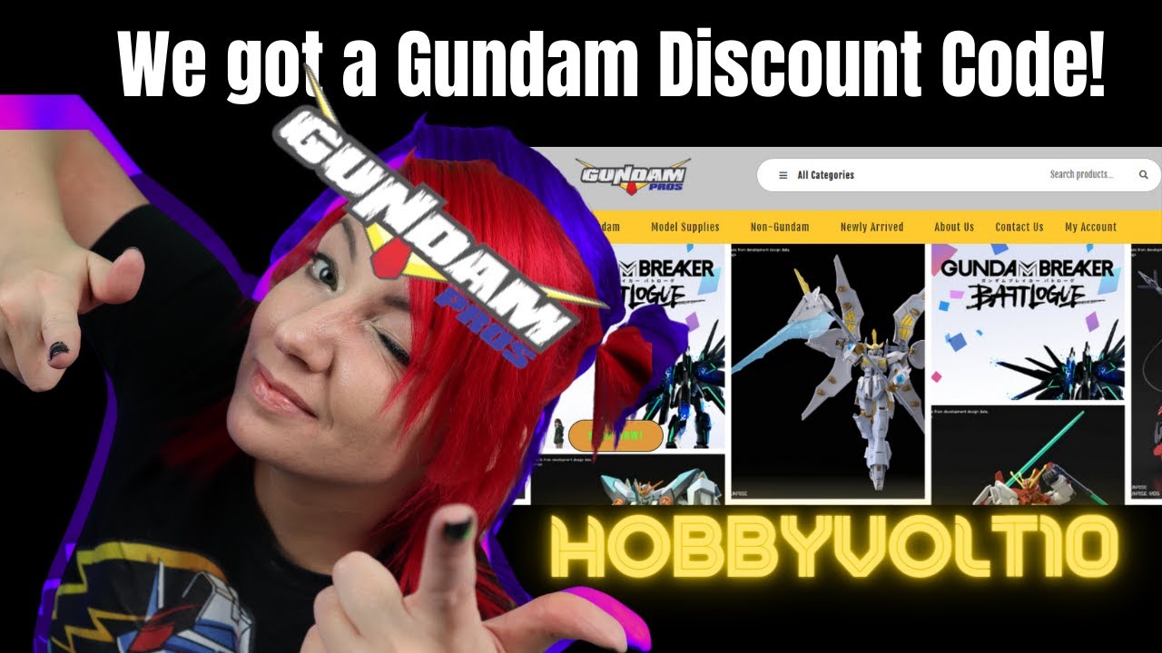 Gundam ⚡Discount Code⚡Gundam Pros⚡We got a Gunpla Discount Code!⚡