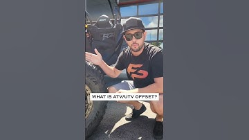 ATV/UTV Offset Explained   #functionpowersports #powersports #utv #atv #offset #backspacing #shorts