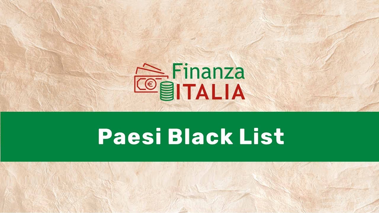 elenco paesi della black list