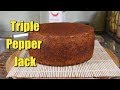 Making Triple Pepper Jack Cheese