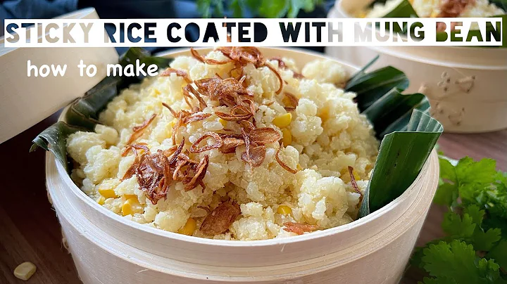 #79 How to make sticky rice coated with mung beans | Cách làm xôi vò ngon tuyệt đơn giản | LienMeo