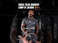 Khalil Rountree Jr talks about Khamzat Chimaev’s UFC 328 training camp at Jaxxon 🏆👊