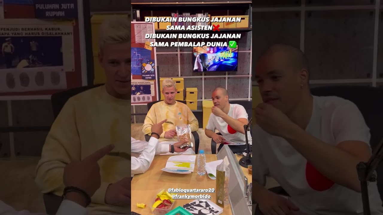 Quartararo & Morbidelli Nongkrong di Lapor Pak | #brief #motogpshorts