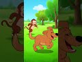police Wala Bandar aaya 🐕   #shorts#funnyanimals#monkey#dog#animalcomedy#viralshort#ytshortsl